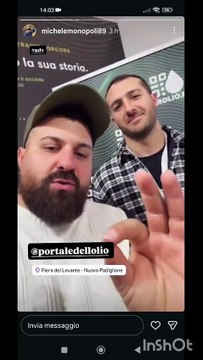 Michele monopoli story alla fiera del levante