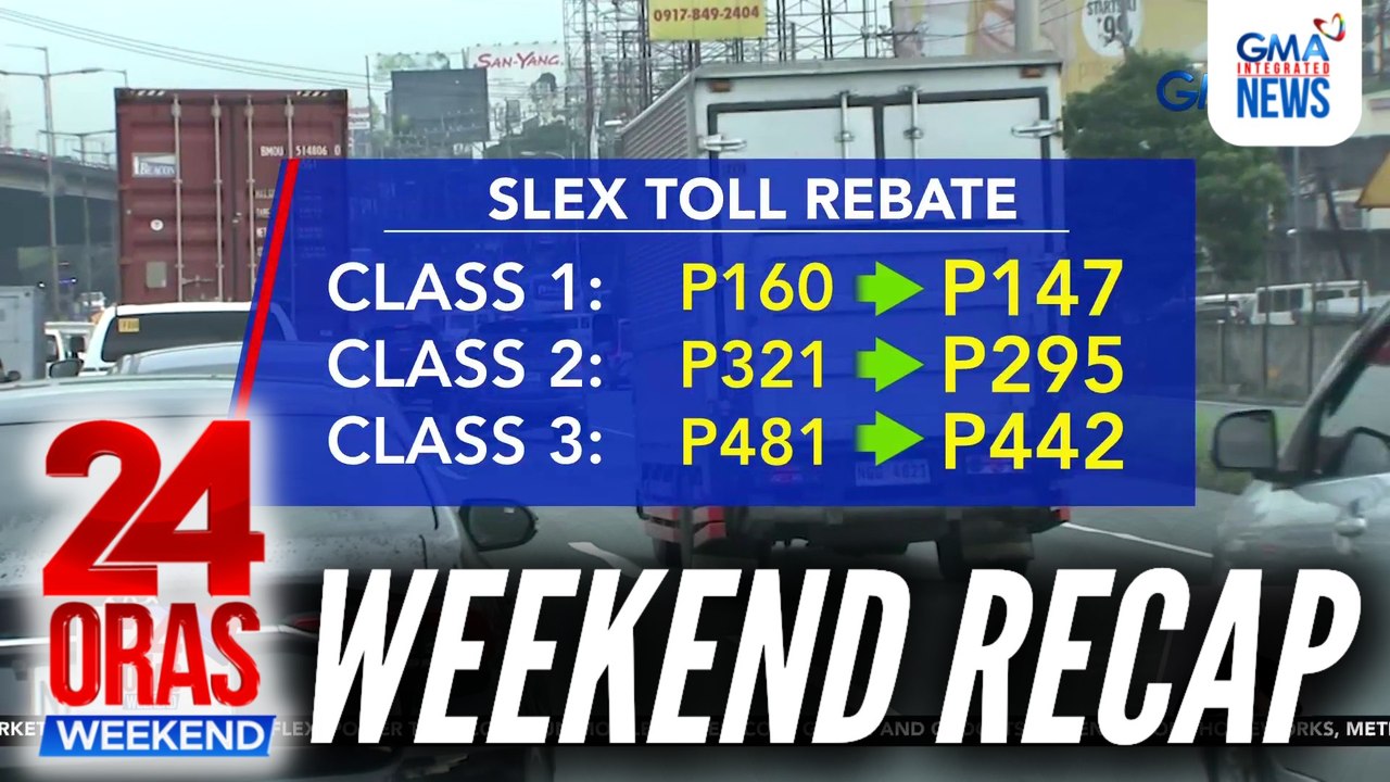 Tigil-bayad sa biniling modern jeep | Toll rebates | Disgrasya sa bayanihan, atbp. | 24 Oras Weekend