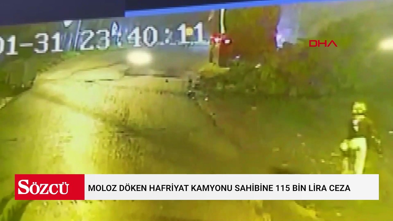 Avcılar’da moloz döken hafriyat kamyonu sahibine 115 bin lira ceza