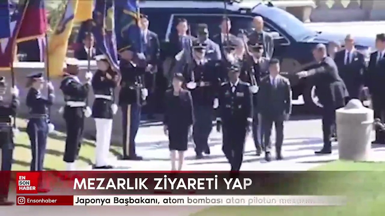 Japonya Başbakanı, atom bombası atan pilotun mezarını ziyaret etti