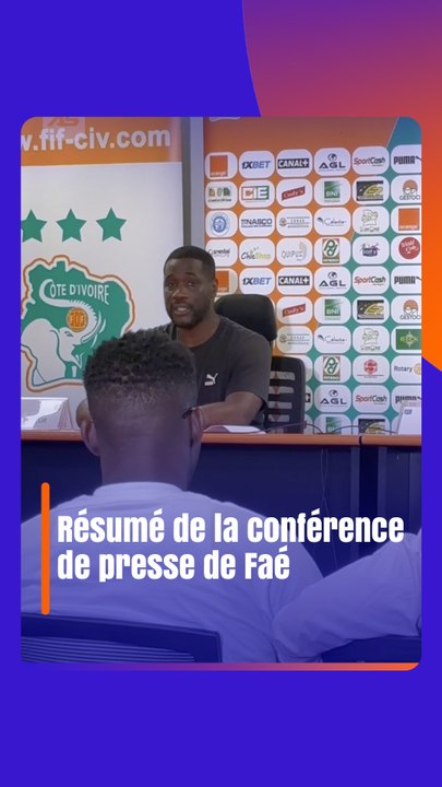 RESUMÉ DE LA CONFÉRENCE DE PRESSE DU SÉLECTIONNEUR DES ÉLÉPHANTS DE CÔTE D'IVOIRE