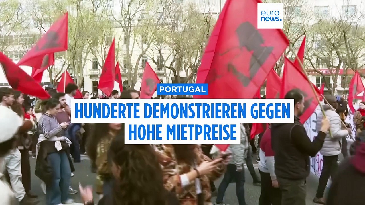 'Es reicht': Proteste gegen Wohnkrise in Portugals Städten