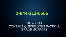 #@{{2026 Update}} How Do I Contact QuickBooks Payroll Error Support