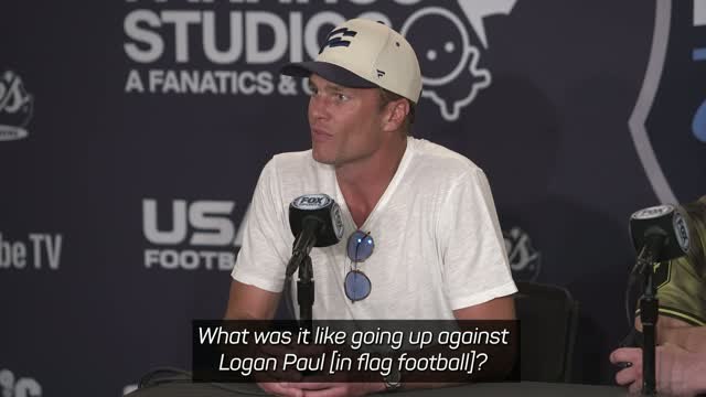 Brady impressed with Logan Paul in Flag Football Classic
