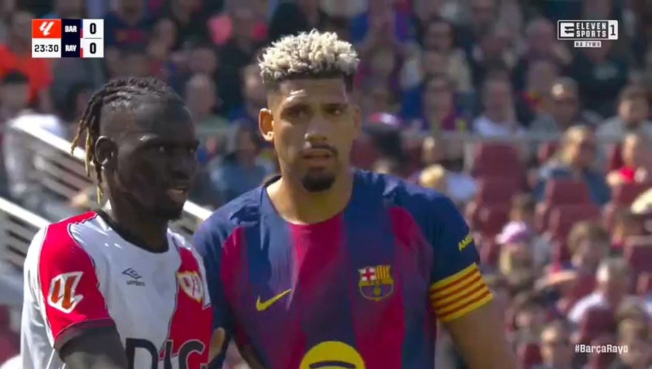 GOAL! Ronald Araújo 24'  Barcelona [1] – 0 Rayo Vallecano