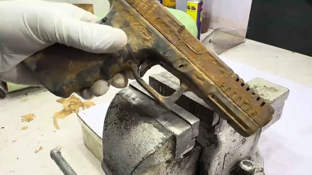Restoring a Rusty Pistol