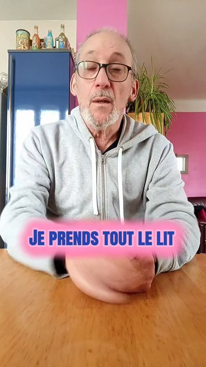 Il paraît que je prends tout le lit 🛏️