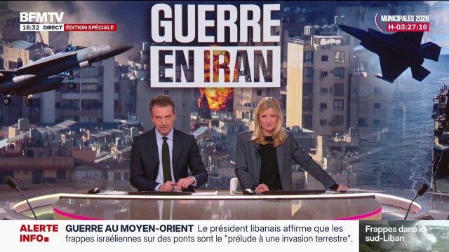 Pont bombardé dans le sud du Liban: le président libanais affirme que ces frappes israéliennes sont le prélude à une invasion terrestre