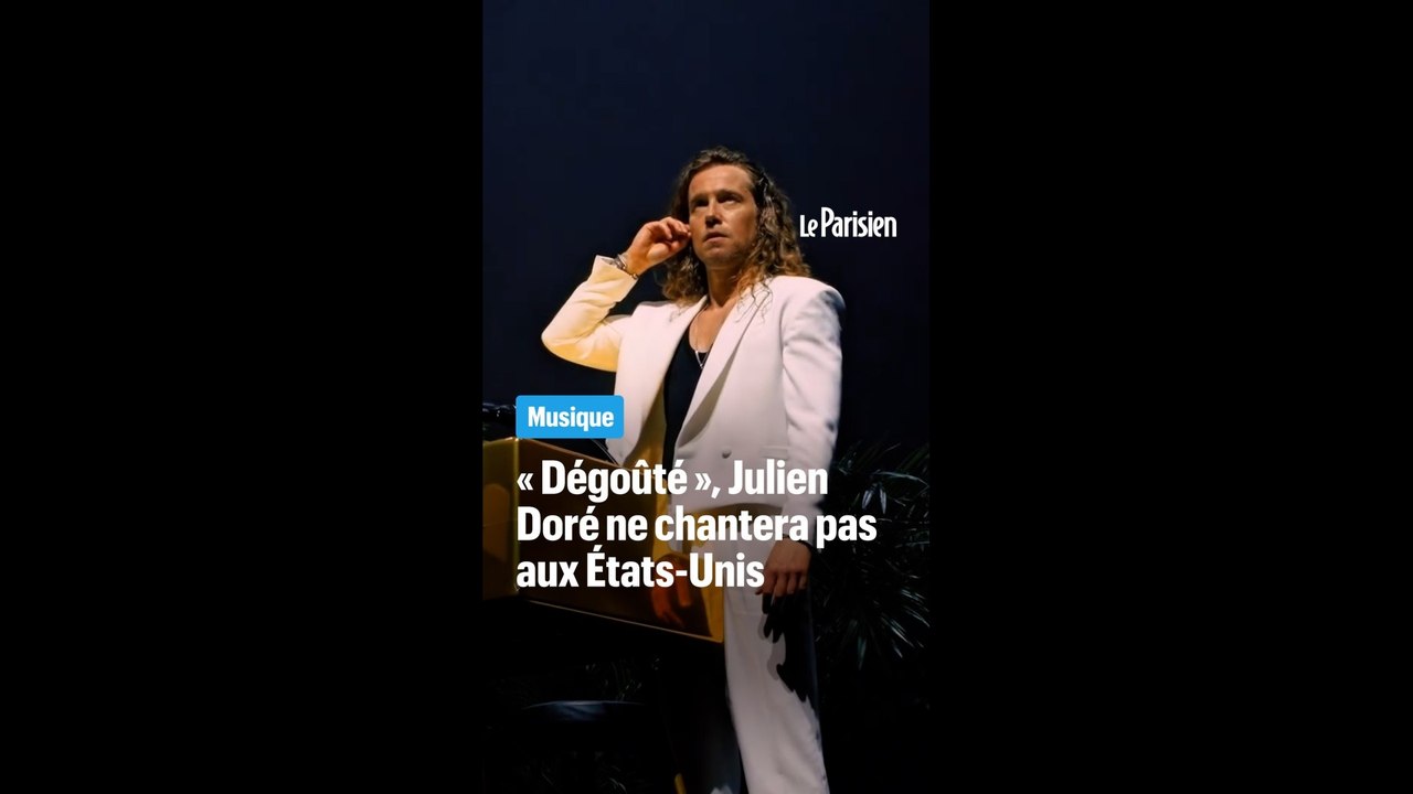 Julien Doré interdit de tournée aux États-Unis