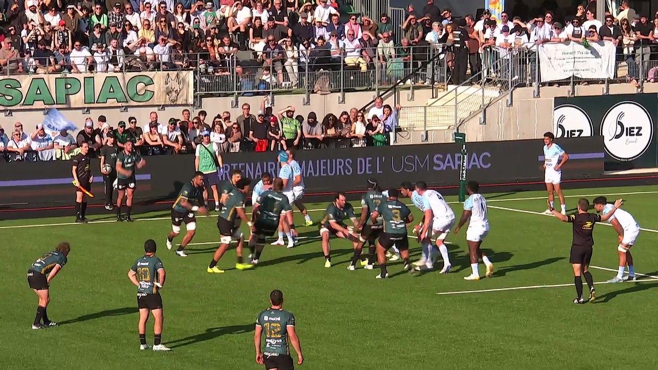 TOP 14 - Essai de Josua VICI (USM) - US Montaub...