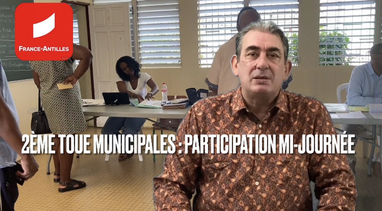 [GUADELOUPE] Municipales 2ème tour : 21,37% de participation à la mi-journée