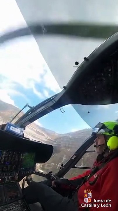 Rescate en una cascada de Valle de Mena