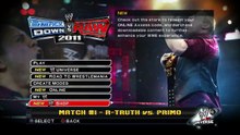 WWE Smackdown vs. Raw 2011 online multiplayer - ps3