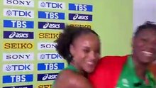 Agate Sousa e Fatoumata Diallo
