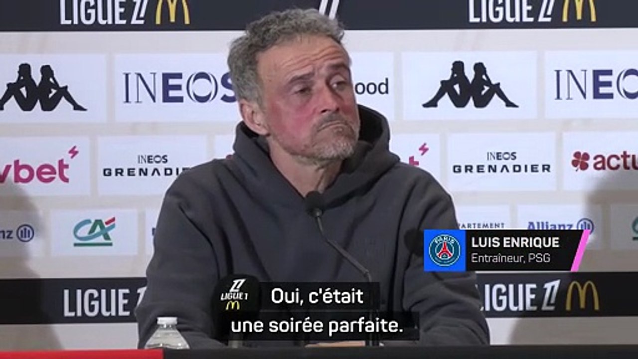 Luis Enrique : "Ça montre quel type d'équipe nous sommes"