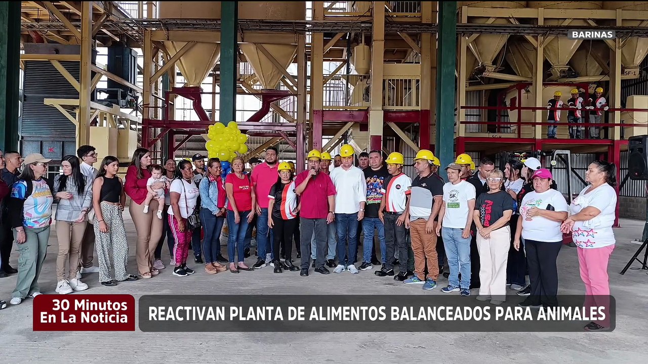 Gobierno de Barinas inaugura planta de alimentos balanceados para animales