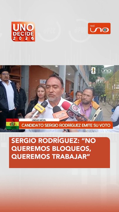 Sergio rodríguez "No queremos bloqueos, queremos trabajar"