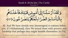 Quran_ 6. Surat Al-An'am (The Cattle)_ Arabic and English translation HD