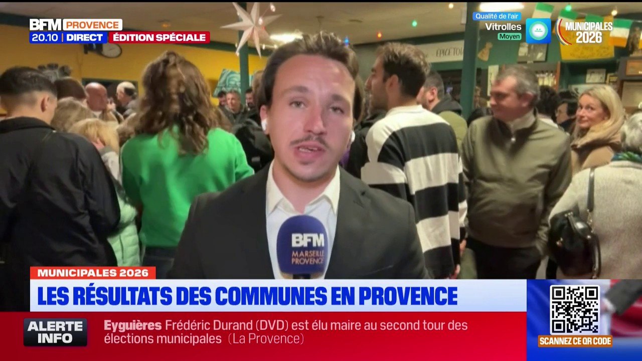 Ambiance festive au QG de Jean-Pierre Squillari à Aubagne