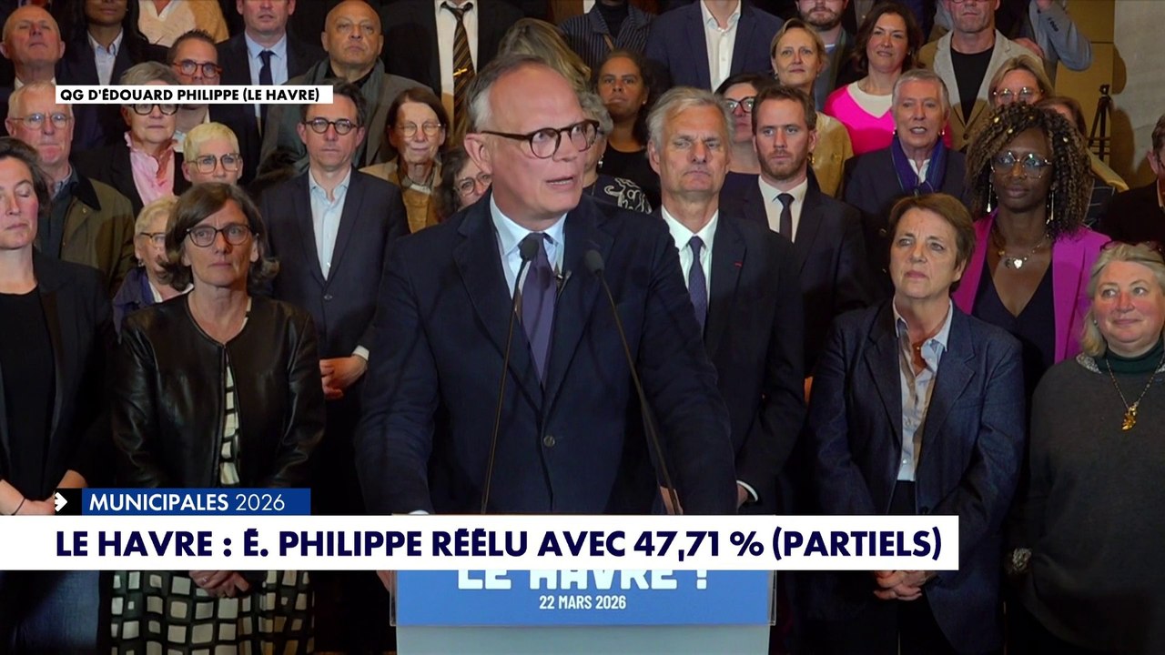 Municipales au Havre : après sa réélection, Édouard Philippe assure qu’«il y a des raisons d’espérer»
