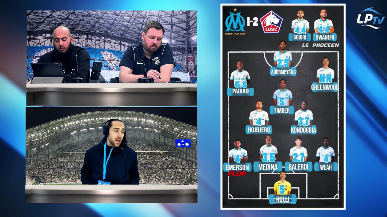 OM 1/2 Lille - Les tops et flops