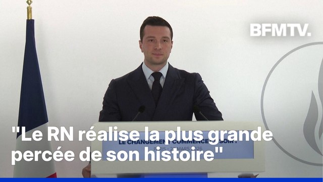 Municipales: Le RN réalise la plus grande percée de son histoire , assure Jordan Bardella