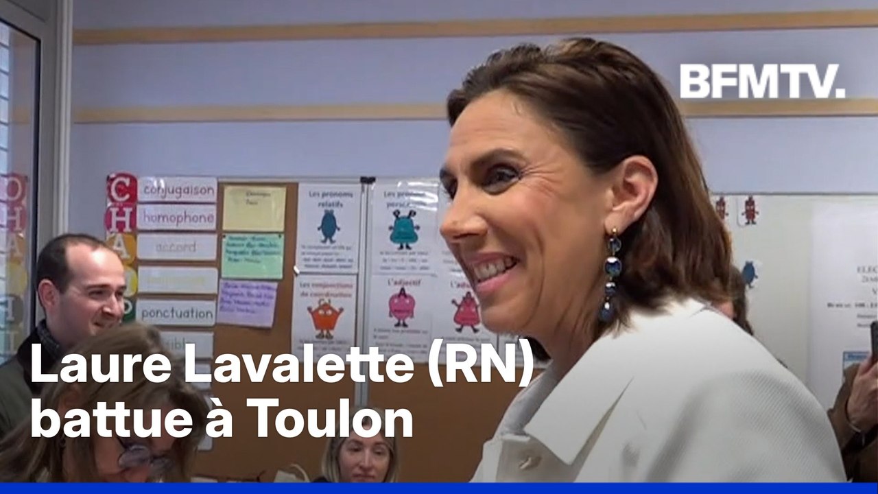 Municipales: Laure Lavalette (RN) battue à Toulon face à Josée Massi (DVD)