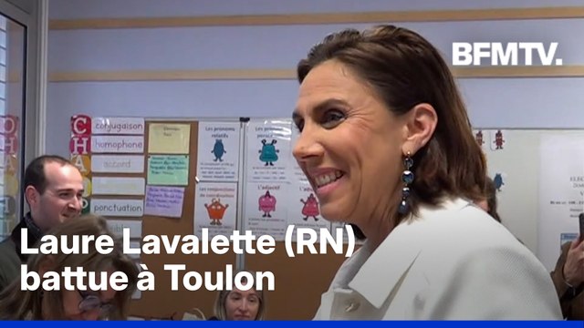 Municipales: Laure Lavalette (RN) battue à Toulon face à Josée Massi (DVD)