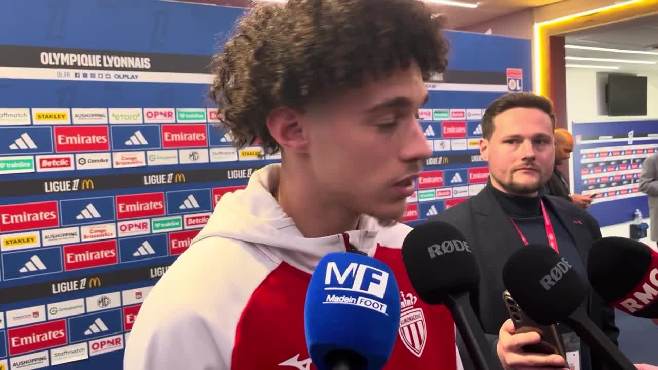 La fierté de Maghnes Akliouche, buteur lors de la victoire de l’AS Monaco face à l’OL