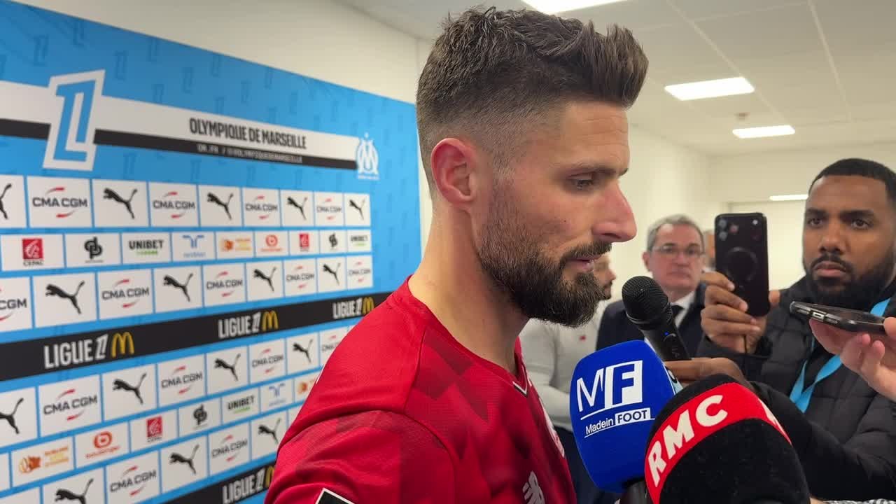 Olivier Giroud raconte son but de la victoire pour le LOSC face à l’OM
