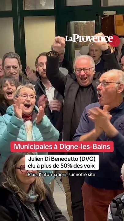 Résultats municipales 2026 à Digne-les-Bains : Julien Di Benedetto (DVG) élu maire
