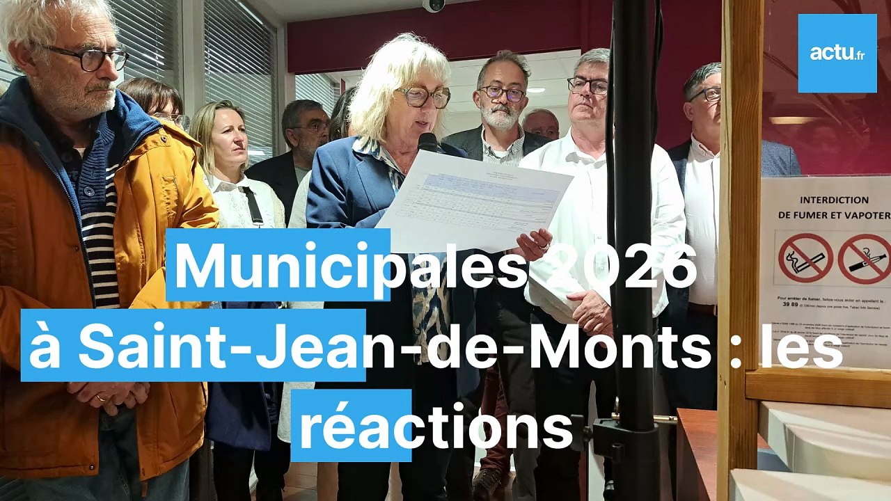 Municipales 2026 : la réaction des candidats de Saint-Jean-de-Monts