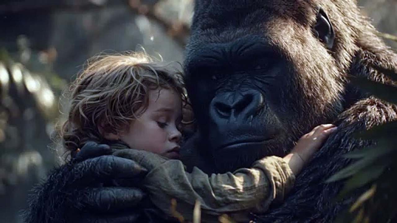 Gorilla Saves Human Child