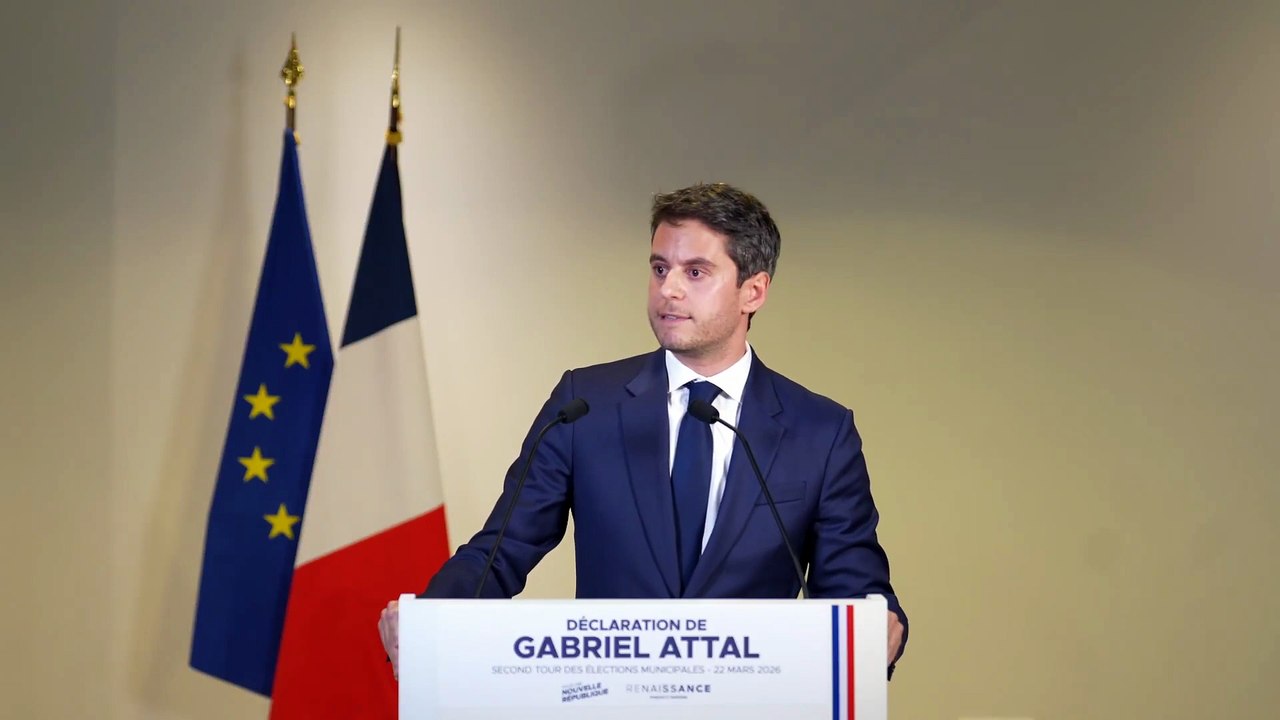 Municipales - Réaction de Gabriel Attal : "Je veux avoir une pensée particulière pour tous ces Français de la gauche républicaine qui ont été écœurés"