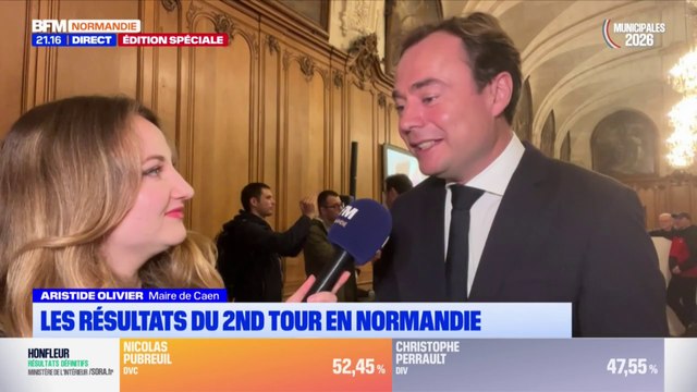 Municipales: Une immense satisfaction , déclare Aristide Olivier, réélu à Caen