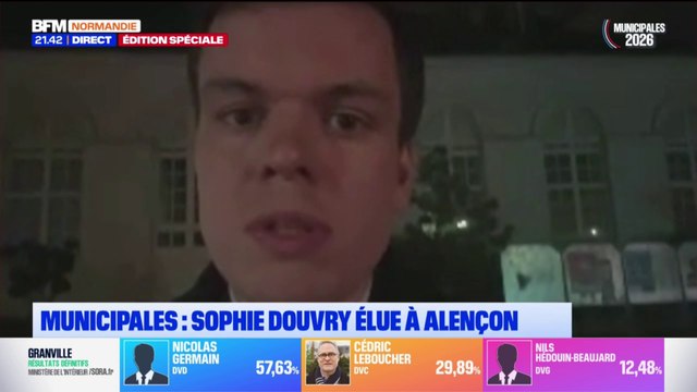 Municipales: De la fierté vis-à-vis de mes électeurs , déclare Oscar Piloquet (RN), arrivé en deuxième position à Alençon