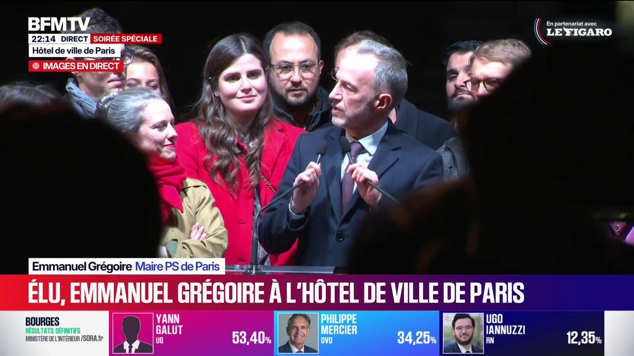 Municipales 2026 à Paris: "Je ne serai pas ici si elle ne m'avait pas donné ma chance", déclare Emmanuel Grégoire au sujet d'Anne Hidalgo