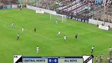 Central Norte 0 - All Boys 0: el resumen del primer tiempo