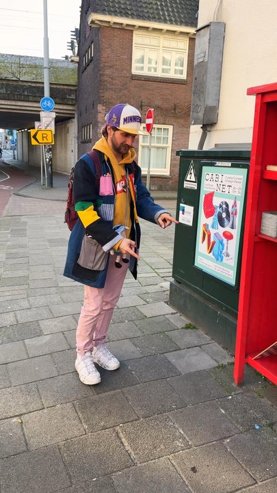 Custom dans la rue d’un jeu d’échec à Amsterdam