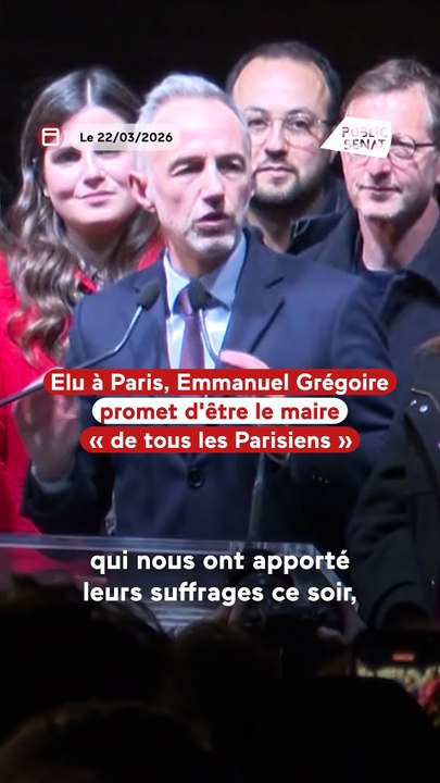 Elu à Paris, Emmanuel Grégoire promet d'être le maire de "tous les Parisiens"