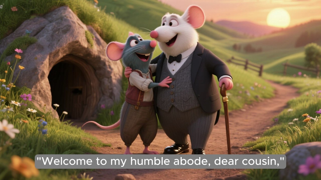 The City Mouse and the Country Mouse | Aesop's Fables | Short Stories for Kids | Fabulous Fables