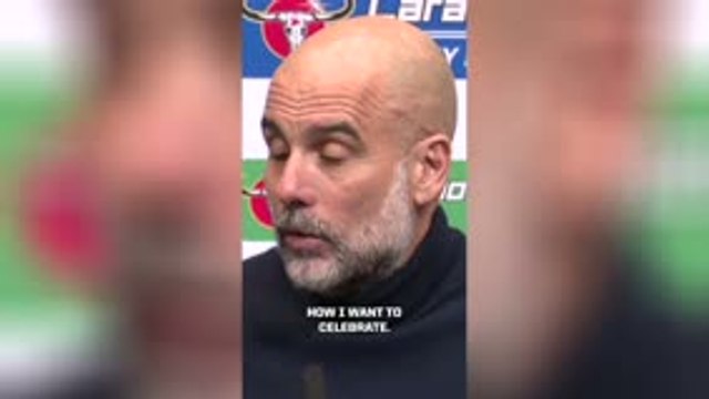 Guardiola insists he is not AI after Carabao Cup win