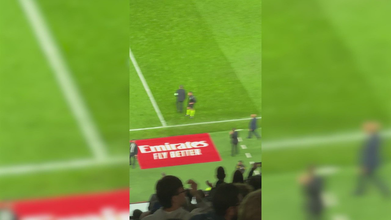 ASÍ SALIÓ SIMEONE del CÉSPED del BERNABÉU y los JUGADORES DEL ATLÉTICO DE MADRID