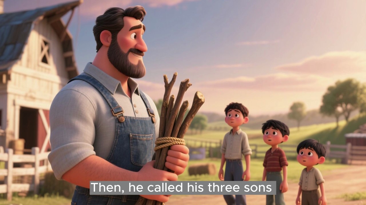 The Bundle of Sticks | Aesop's Fables | Moral Stories For Kids | Fabulous Fables