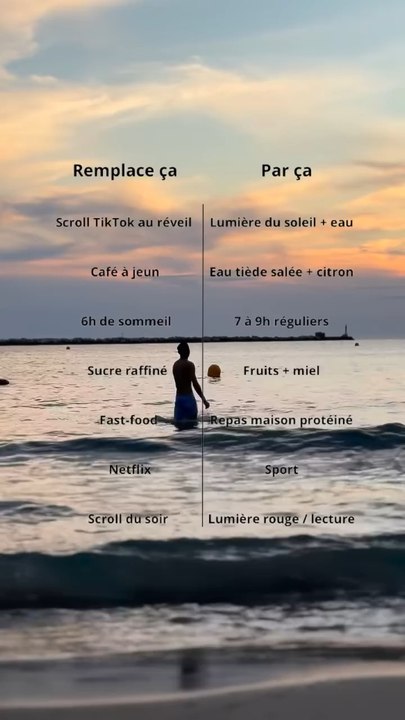 Tu fais ces habitudes ?