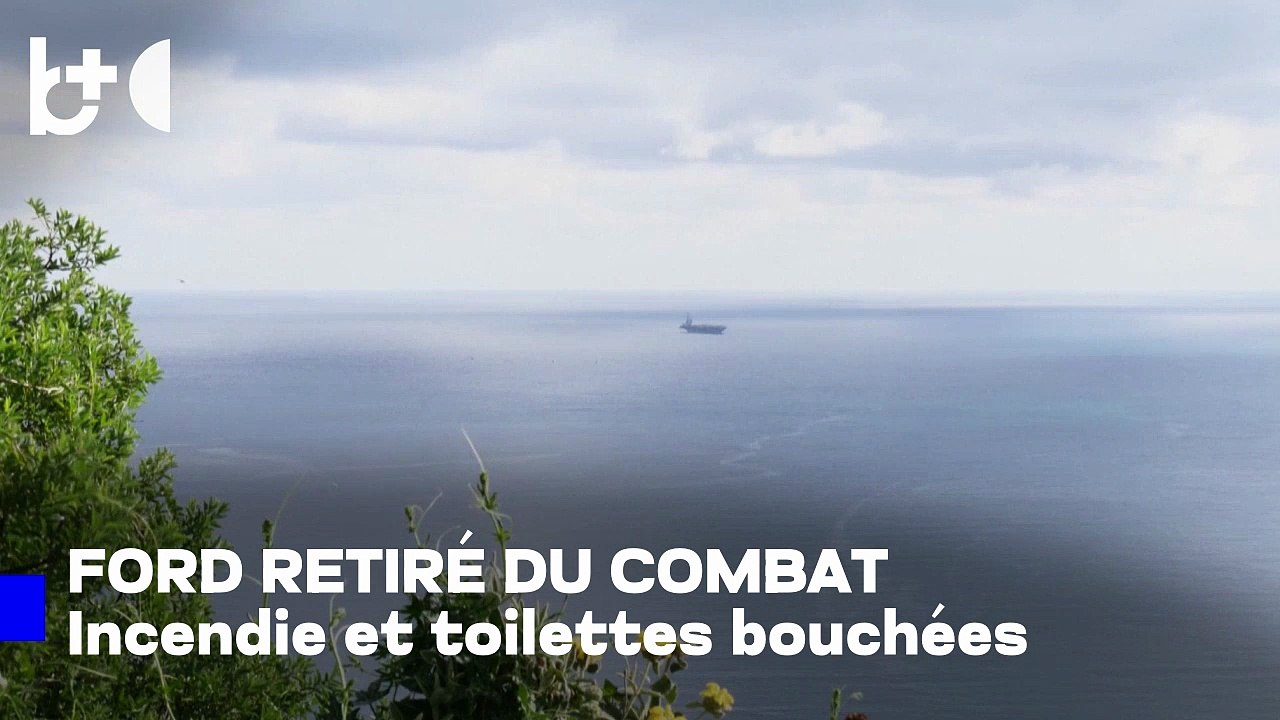 USS Gerald Ford quitte le combat / «Toilettes bouchées», réparations en Crète