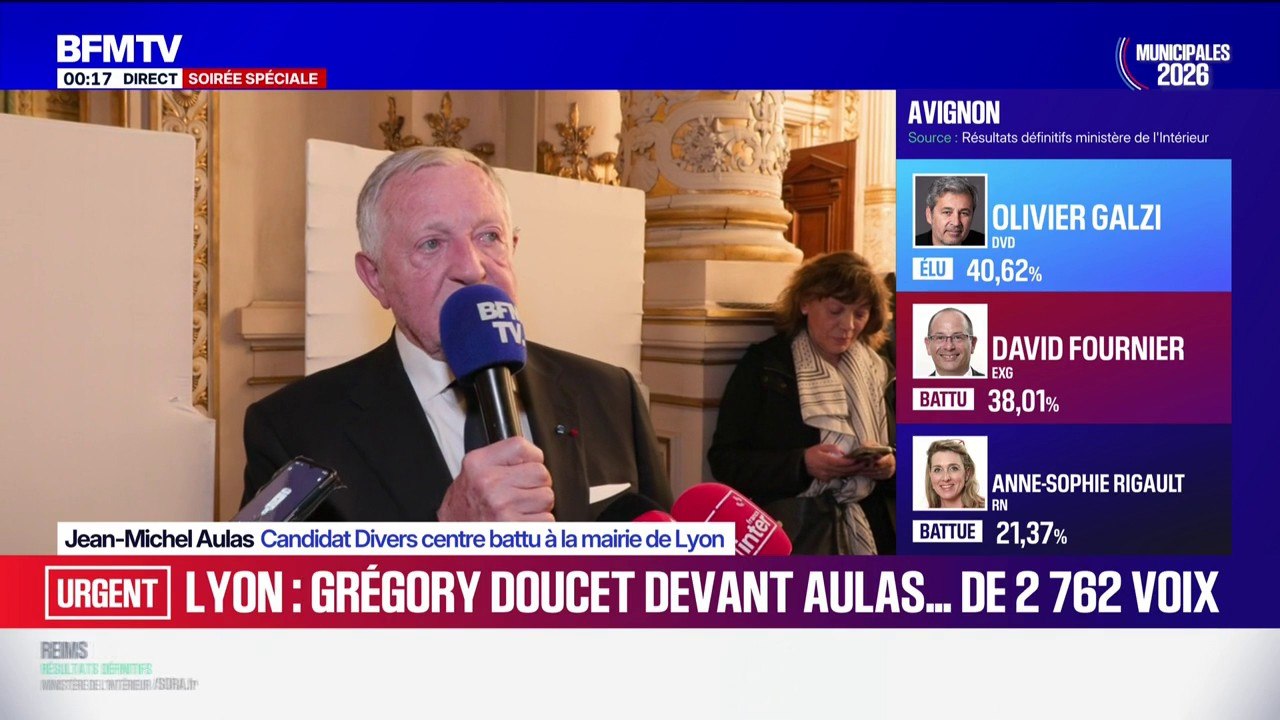 Municipales 2026 à Lyon: "Ce n'est pas parce que je dis qu'il y a des irrégularités qu'il faut me faire passer pour un mauvais perdant", affirme Jean-Michel Aulas