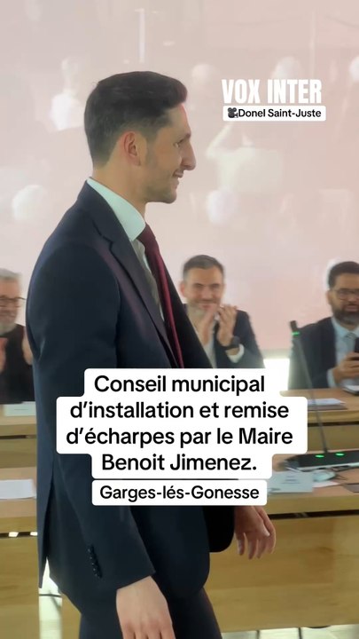 Conseil municipal d’installation