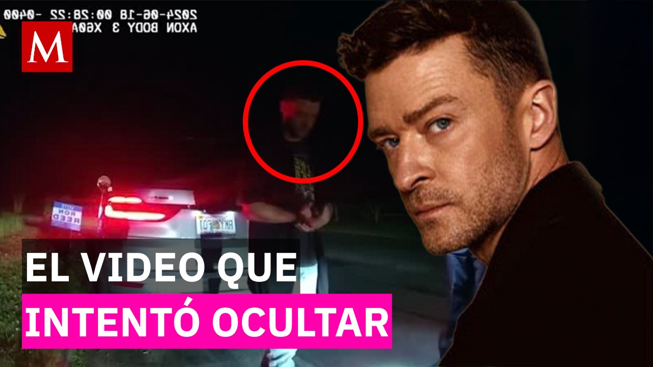 Revelan video de Justin Timberlake donde presenta fallas en pruebas de sobriedad