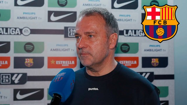 Hansi Flick se muestra satisfecho tras sumar 3 puntos con el Barcelona: No jugamos a nuestro mejor nivel pero estoy contento